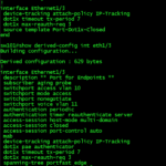 Closed Mode port configuration with port template