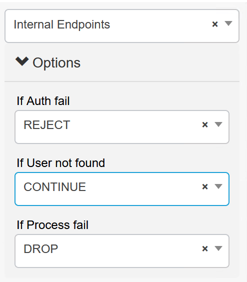 iPSK authentication policy