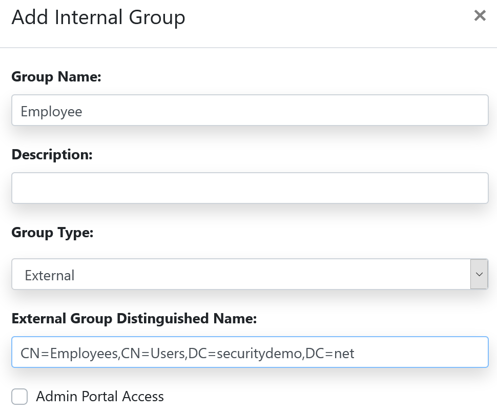 iPSK internal group creation